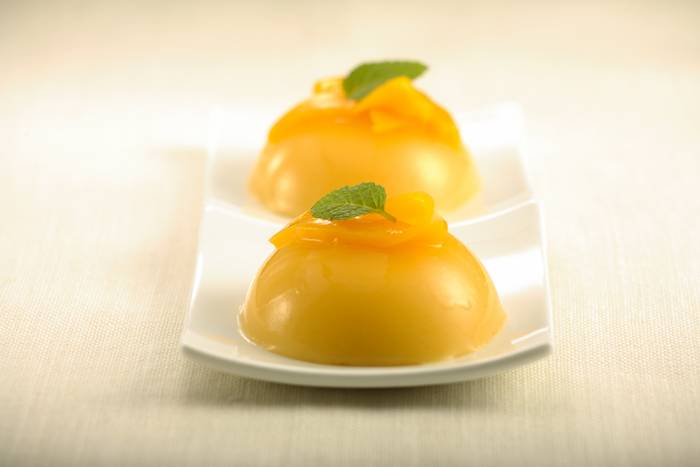 Bavarois rápida de mango