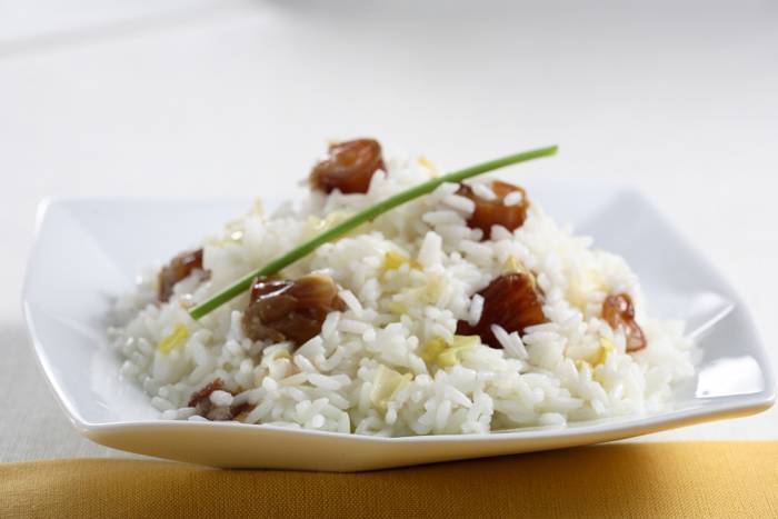 Arroz con dátiles al cava