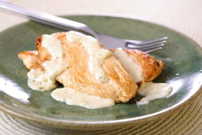 Pechugas de pollo con nata