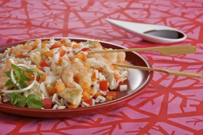 Arroz frito japonés