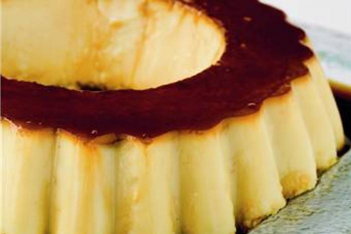 Flan casero en microondas
