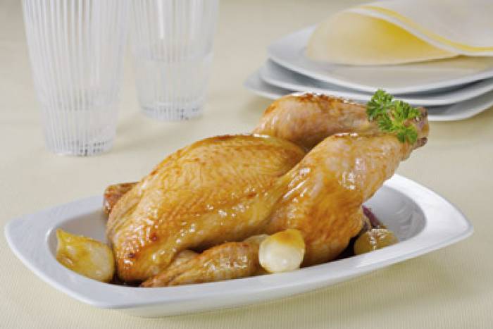 Pollo asado a la cazuela