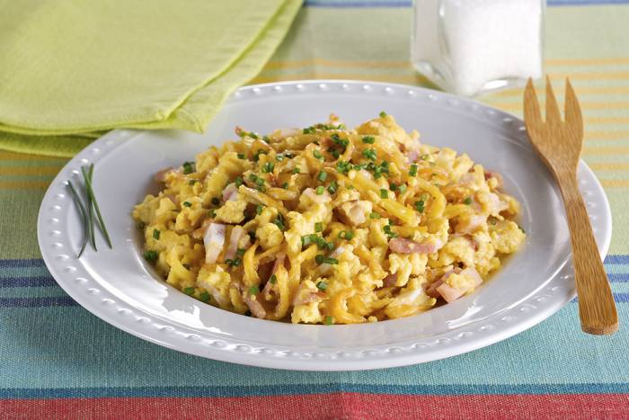 Revuelto de patata y bacon