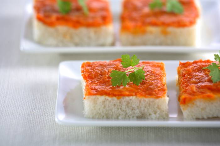 Canapes de sobrasada
