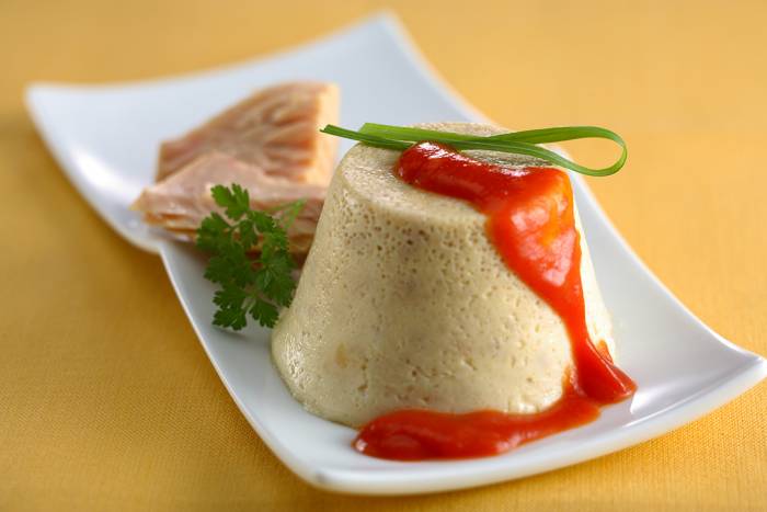 Flan de atún