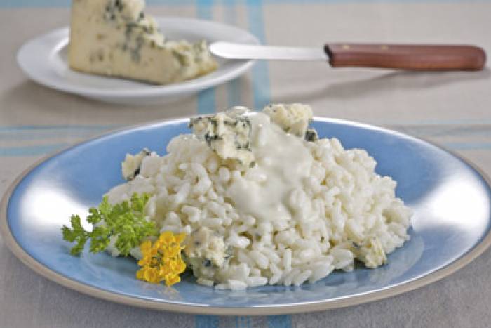 Risotto al Queso Azul