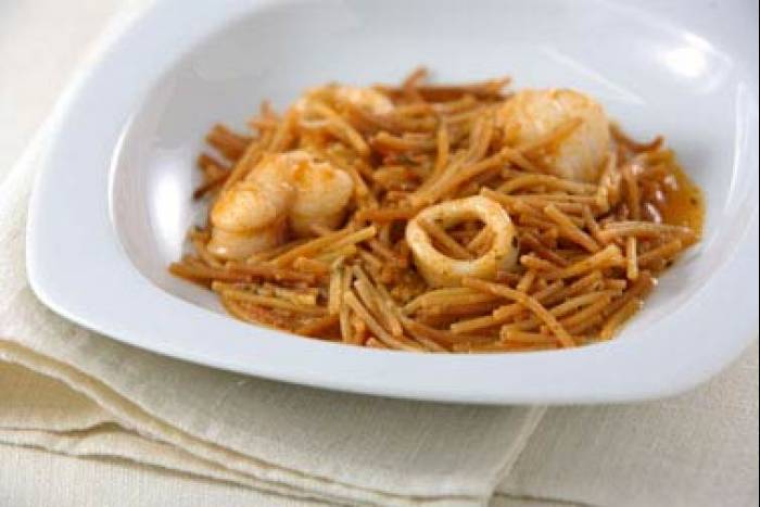 Fideos a la marinera