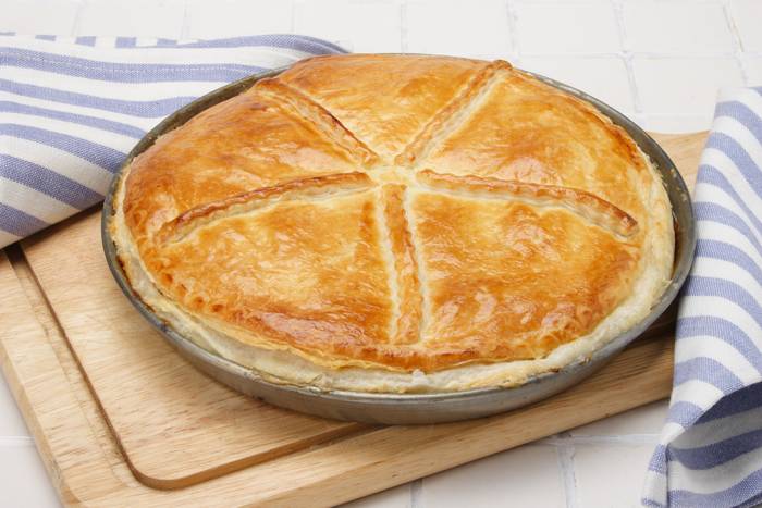 Pastel de jamón y pollo