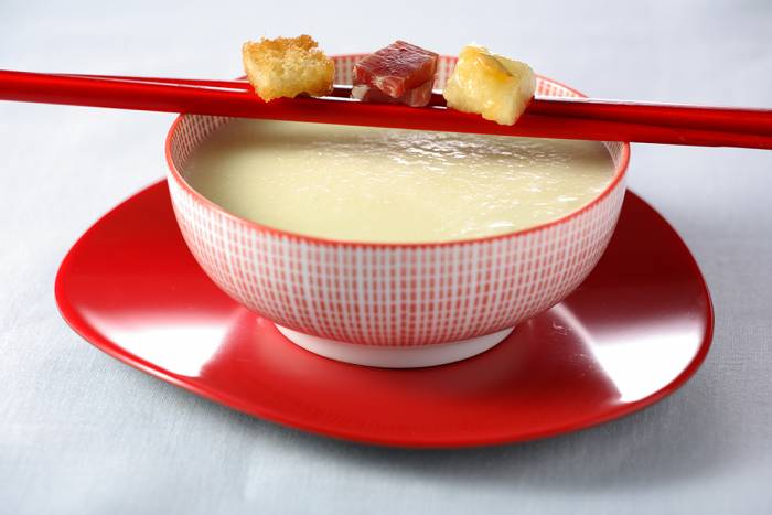 Crema fría de melón