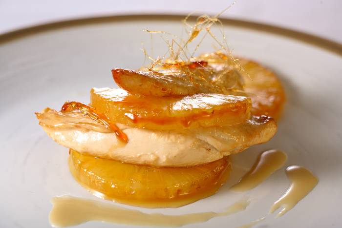 Pechugas de pollo a la piña