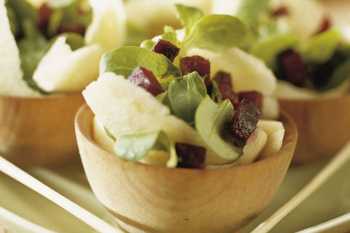 Ensalada de remolacha y manzana