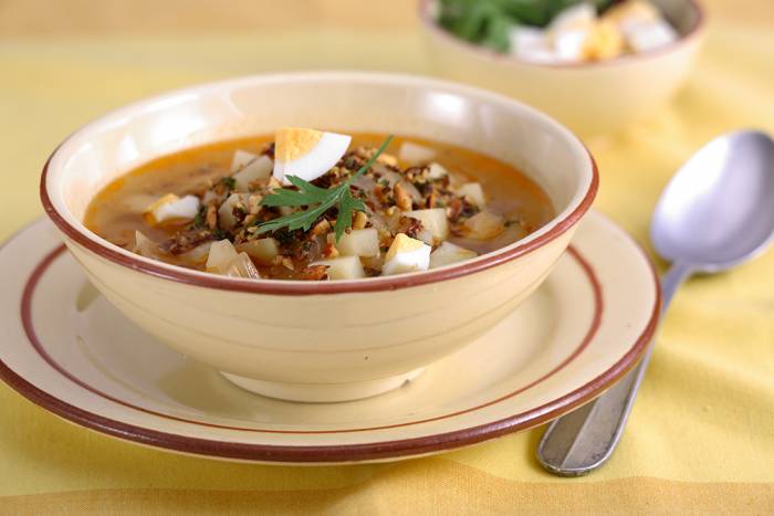 Sopa andaluza de picadillo