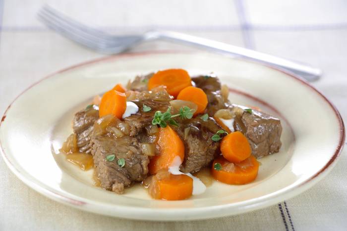 Estofado de ternera con zanahorias