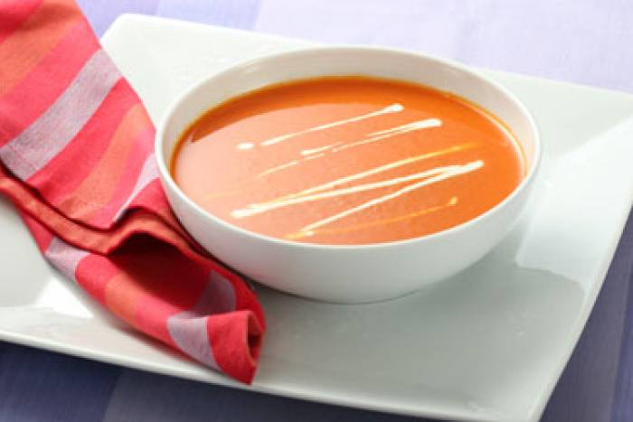 Crema rápida de pimientos