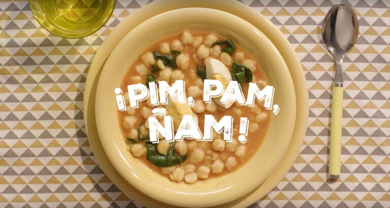 Garbanzos con espinacas