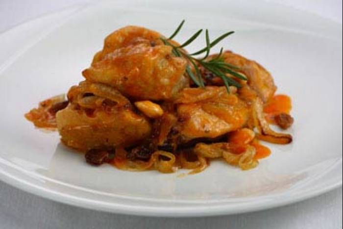 Pollo a la mediterránea