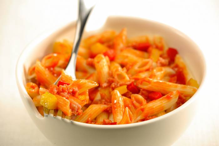 Pasta con manzana