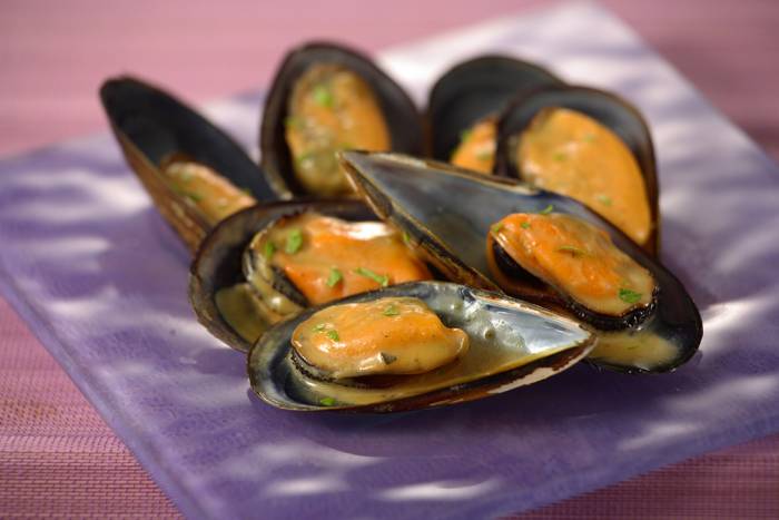 Mejillones a las finas hierbas