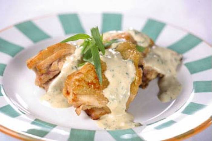 Pollo al estragón
