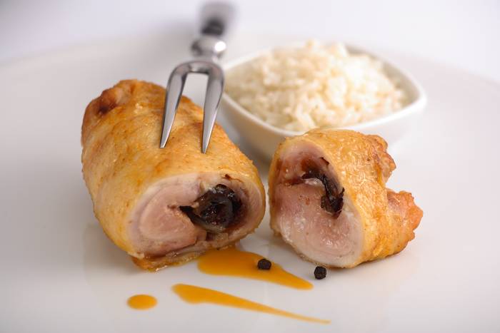 Muslitos de pollo rellenos