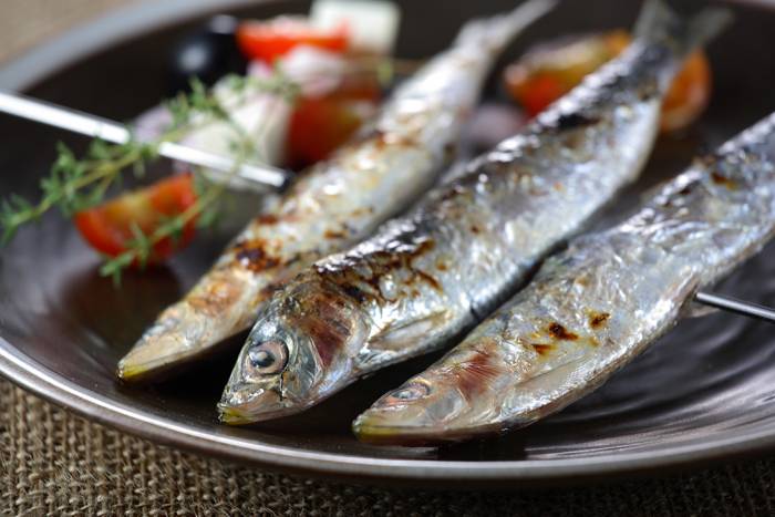 Sardinas en espeto