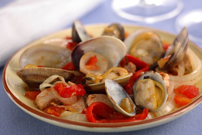 Almejas a la portuguesa