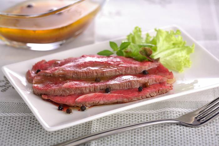 Lomo de ternera asado (rosbif)