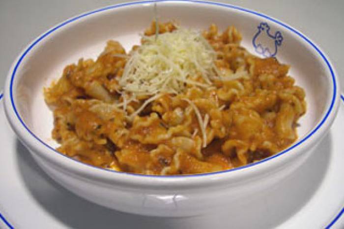 Pasta con salsa napolitana