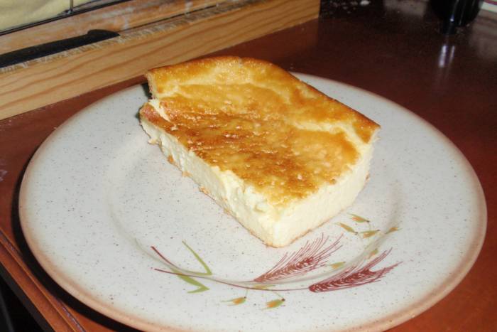 Tarta de queso con yogur