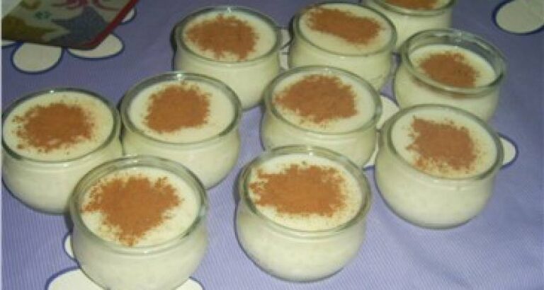 Arroz con leche de la receta de gallina blanca