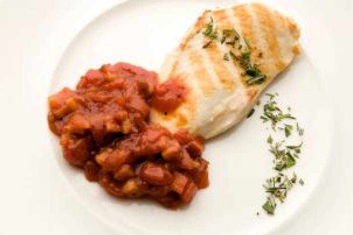 Pechugas de pollo con salsa barbacoa casera