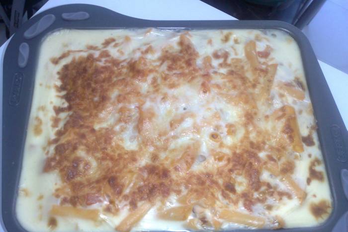 Macarrones al graten