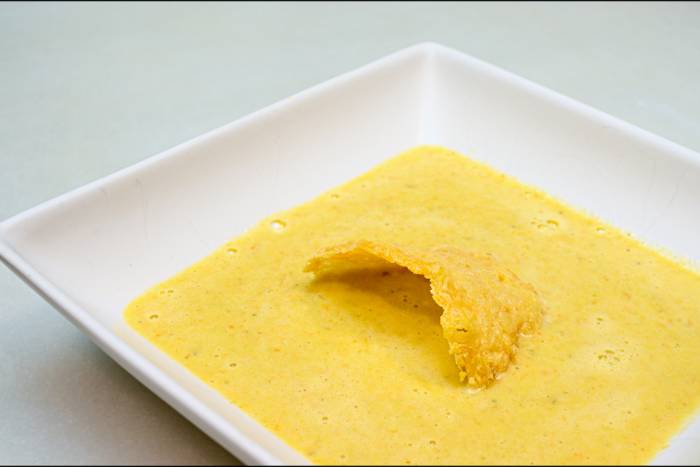 Crema fácil de verduras variadas