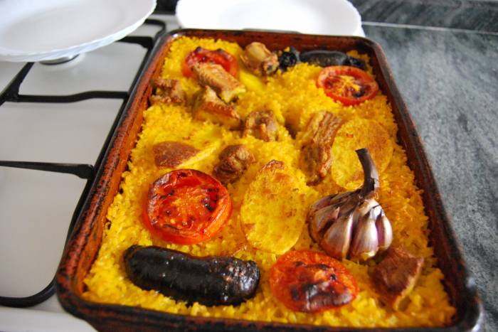 Arroz al horno