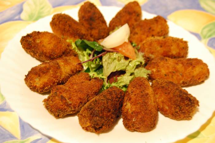 Croquetas de pescado (sobras de pescado)