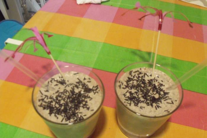 Batido de ferrero rocher