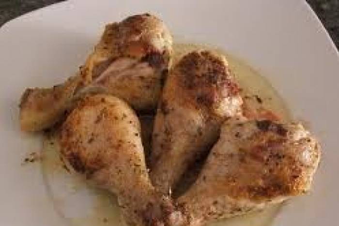 Jamoncitos de pollo al cava al aroma de limón