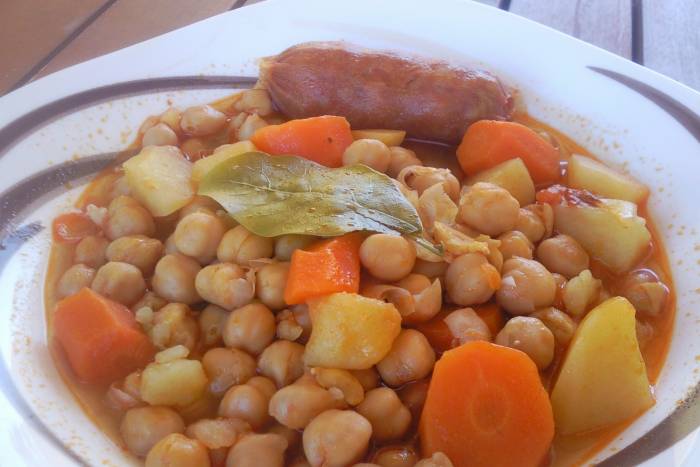 Guisito de garbanzos