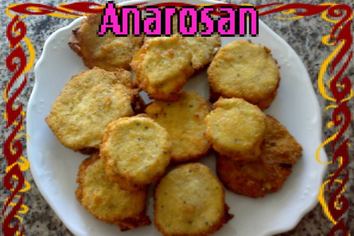 Bocaditos de berenjenas con jamón york y queso