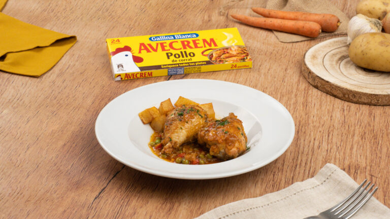 Guiso de pollo con pimientos