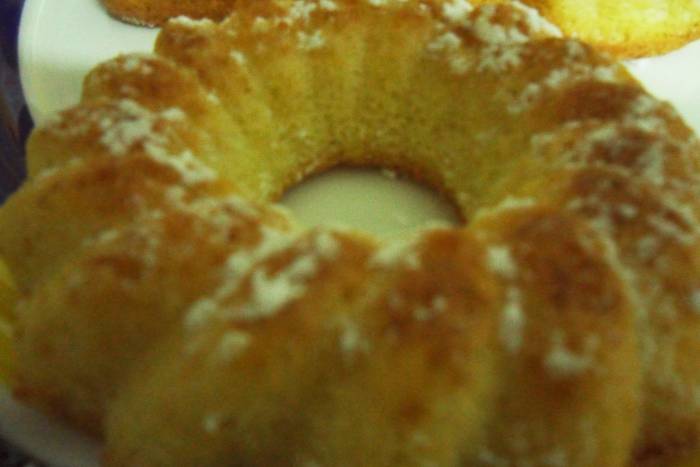 Bizcocho de yogurt y nueces