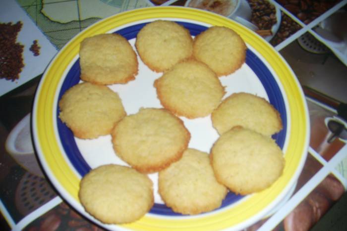 Galletas de coco y mantequilla