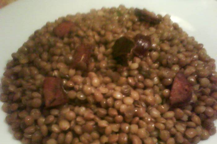Lentejas en escabeche