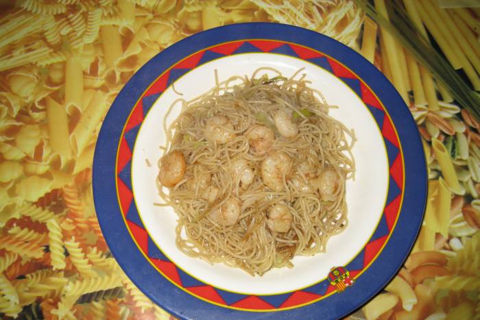 Fideos de arroz con gambas| Recetas Gallina Blanca