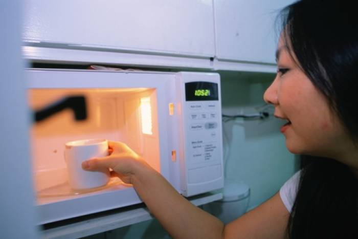 Uso del microondas