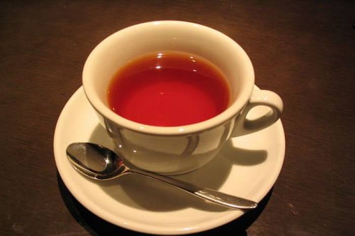 Té con leche condensada