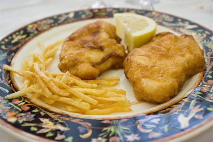 Huevos fritos rebozados