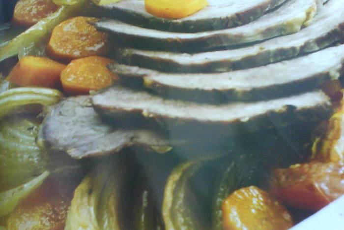 Redondo de ternera mechado