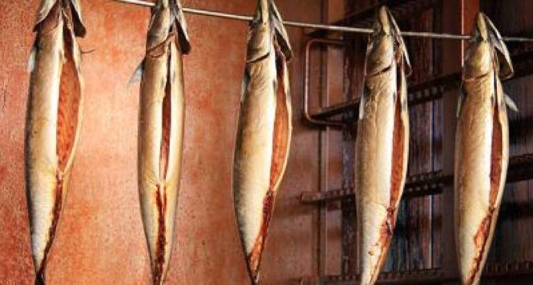 Cocinar el pescado secado