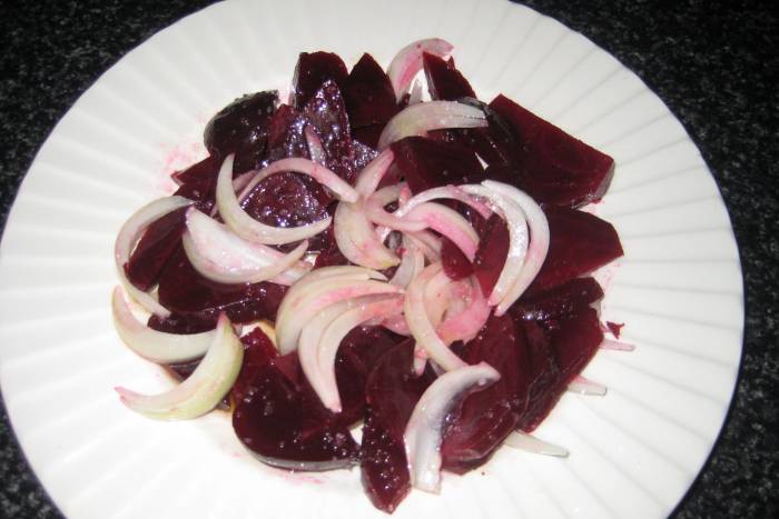 Remolacha aliñada
